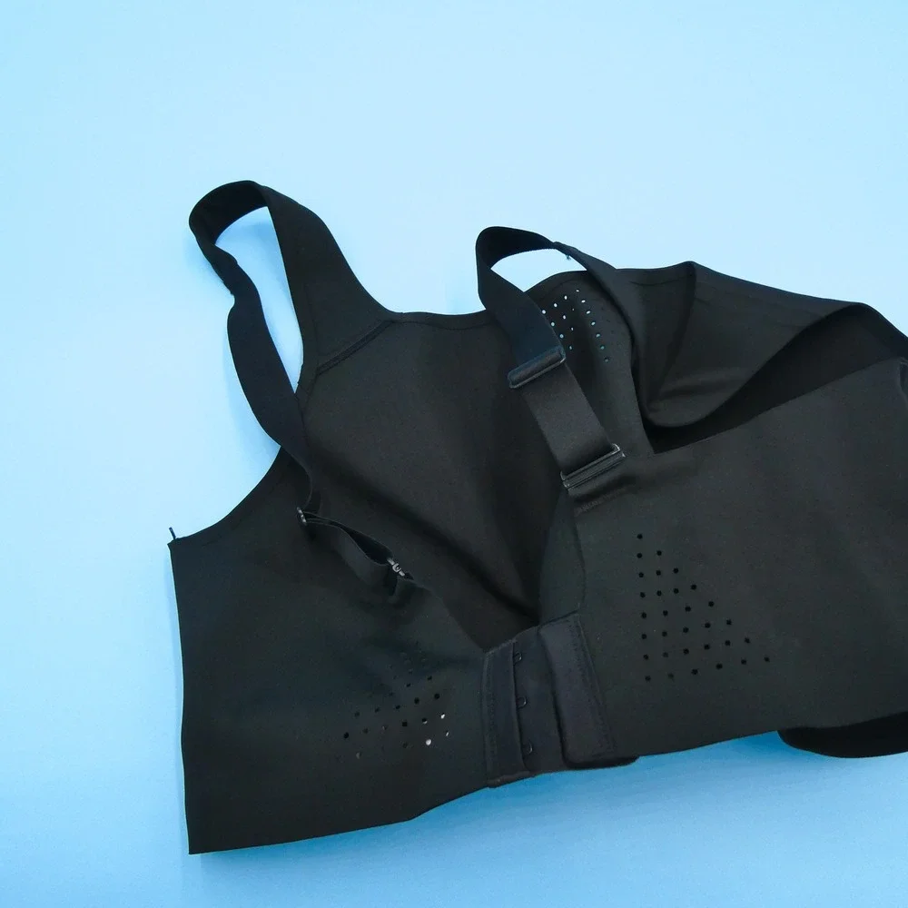 Victoria's Secret Bra Womens 38DDD Incredible Black Wireless‎ Laser Cut Nylon